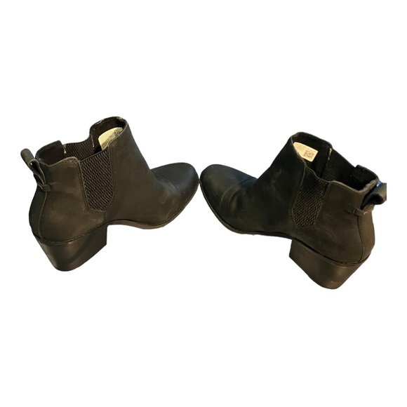 Toms Black Everly Ankle Boots 3” Block Heels Pull On NWOT Size 8 - Picture 12 of 16